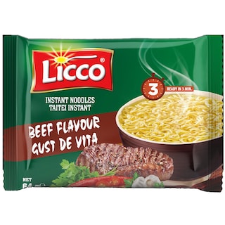 Licco | Taitei instant cu gust de vita 64g
