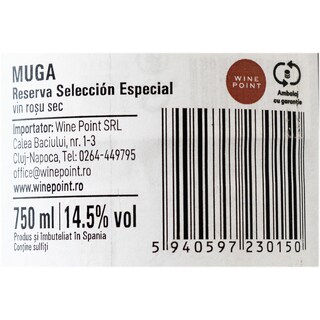 Muga Reserva | Vin rosu sec 0.75L