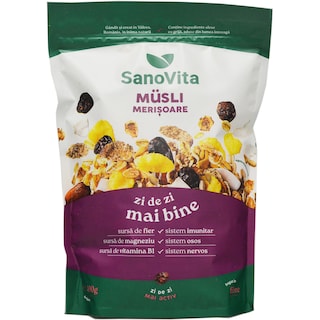 Sano Vita | Musli cu merisoare 400g