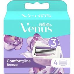 Rezerve aparat de ras Comfort Glide Breese, 4 buc.