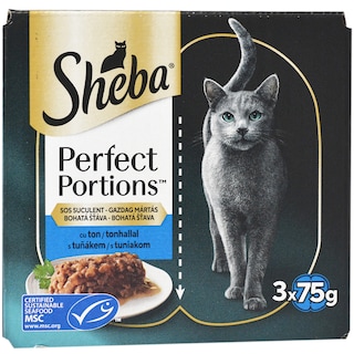 Hrana umeda pentru pisici, cu ton 6x37.5g