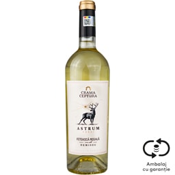 Astrum Cervi | Vin alb demisec Feteasca Regala 0.75L