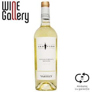 Chateau Vartely | Individo | Vin alb sec feteasca regala si Riesling 0.75L