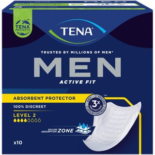Tena | Men | Absorbante incontinenta barbati Active Fit Level 2, 10 bucati