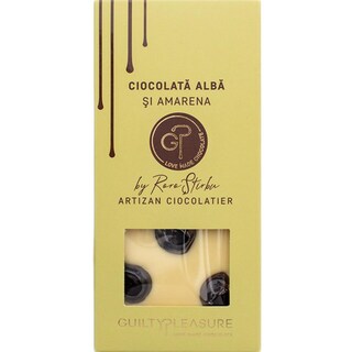 Guilty Pleasure | Ciocolata alba si amarena 100g
