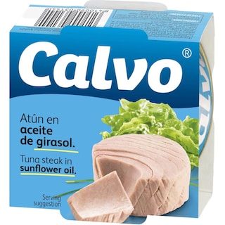 Calvo | Ton bucati in ulei de floarea-soarelui 160g