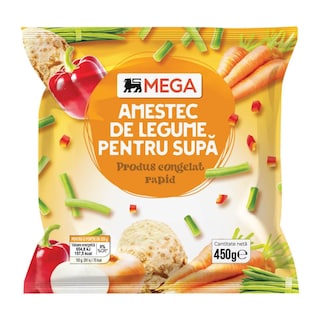 MEGA | Amestec de legume pentru supa 450g