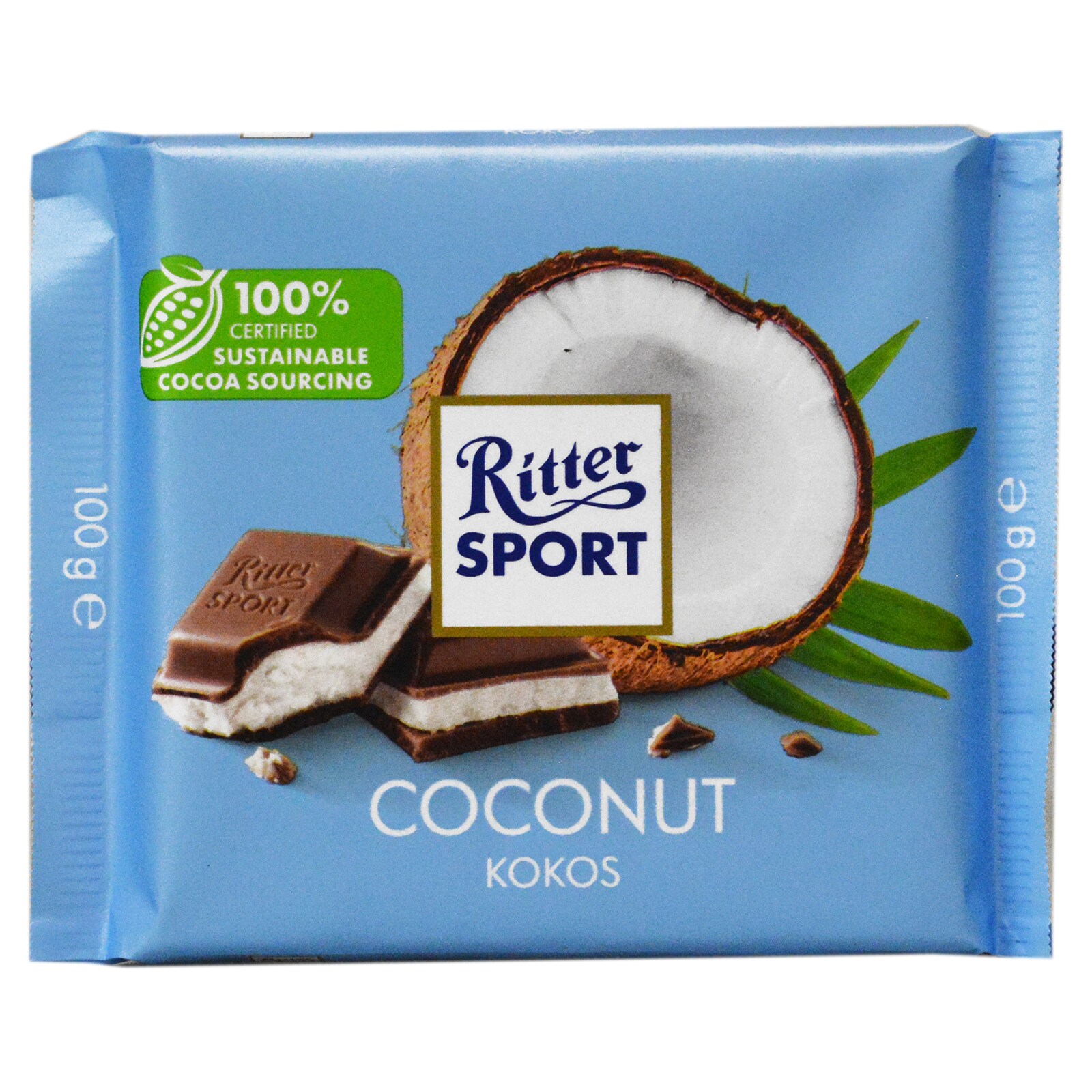 Ritter Sport | Ciocolata cu cocos 100g | Mega-image