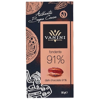 Vanini | Ciocolata neagra 91% cacao 90g