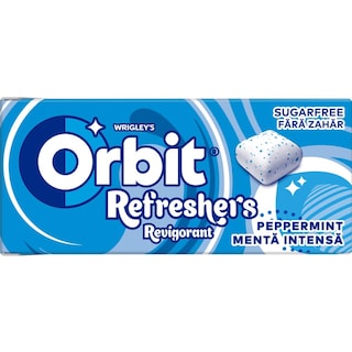 Orbit | Guma de mestecat Refreshers menta intensa 15.6g