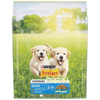 Friskies | Hrana uscata pentru caini Junior cu pui si legume 2.4kg