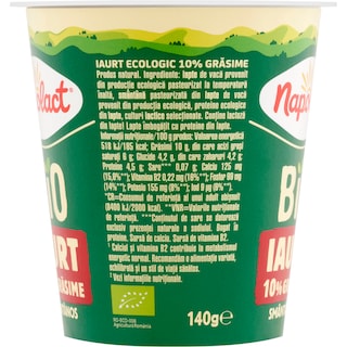 Napolact Bio | Iaurt smantanos 10% grasime 140g