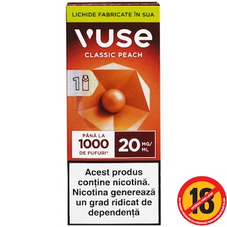 Vuse Go | Capsula Classic Peach | Mega-image Vuse Go | Capsula Classic Peach | Mega-image