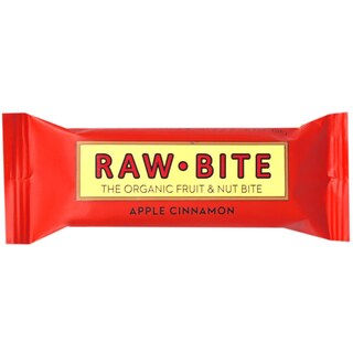 Rawbite | Baton bio cu mar si scortisoara 50g