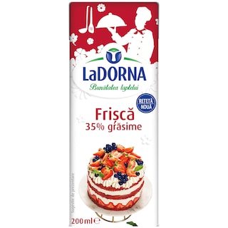LaDORNA | Smantana pentru frisca, 35% grasime 200ml