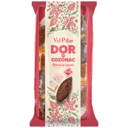 Cozonac cu rahat si cacao 500g