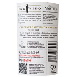 Vartely | Individo | Vin rose sec Cabernet Sauvignon, Merlot 0.75L