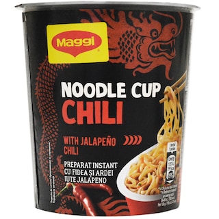 Maggi | Noodles instant cu ardei iute Jalapeno 63g