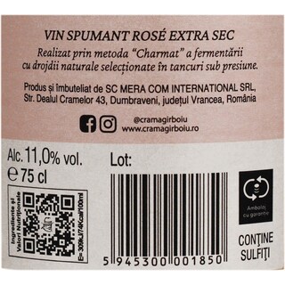 Cuartz | Spumant roze extra sec 750ml