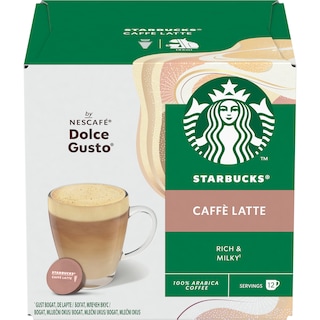 Starbucks | Cafea Caffe Latte, 12 capsule