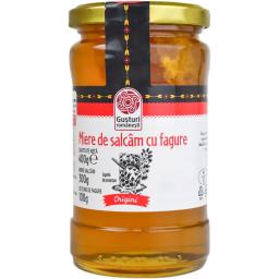 Miere de salcam cu fagure 400g