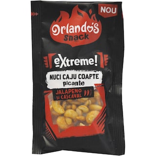 Orlando's | Nuci caju coapte picante jalapeno si cascaval 100g