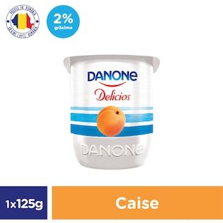 Danone Delicios | Iaurt cu caise 1.9% grasime 125g