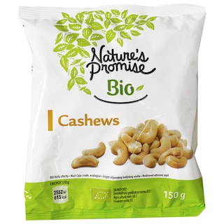 Nature's Promise | Nuci caju crude, ecologice 150g