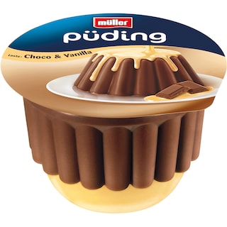 Muller | Budinca de ciocolata cu sos de vanilie 450g
