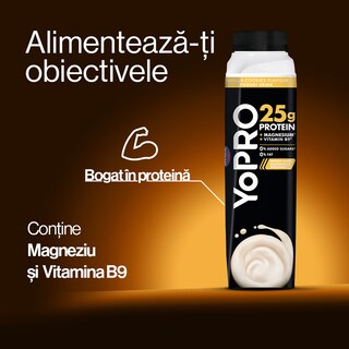 YoPRO | Iaurt de baut cu aroma de vanilie si biscuiti, 0,5% grasime 300g