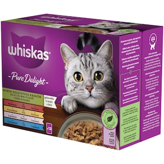 Whiskas | Hrana umeda pentru pisici Selectie mini fileuri in aspic 12x85g