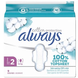 Always | Absorbante Cotton Protection Ultra Long Marimea 2, 9 bucati