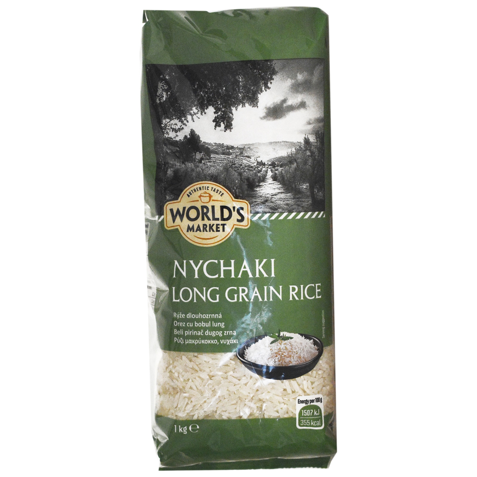 World's Market | Orez Nychaki cu bobul lung 1kg | Mega-image