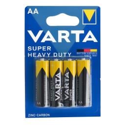 Baterii Super Heavy Duty AA, 4 bucati