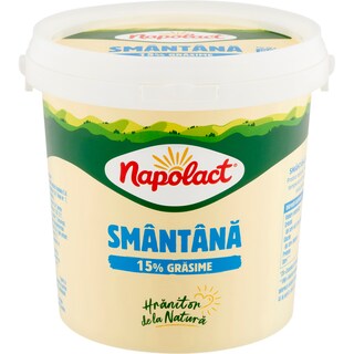 Napolact | Gospodar | Smantana gospodar cu 15% grasime 900g