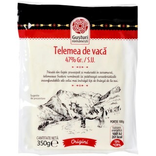 Telemea de vaca 47% grasime 350g
