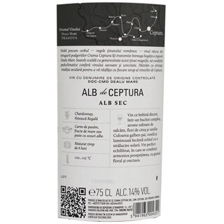 Crama Ceptura | Vin alb sec Chardonnay, Feteasca Regala 0.75L