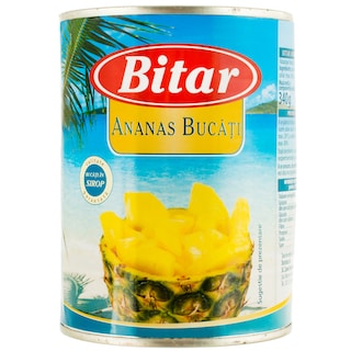 Bitar | Compot de ananas bucati 565g