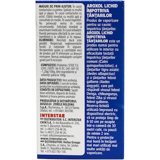 Aroxol | Rezerva lichida impotriva tantarilor