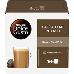 Nescafe | Dolce Gusto | Cafea Cafe au lait Intenso, 16 capsule