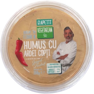 Mega Apetit | Humus cu ardei copti 200g