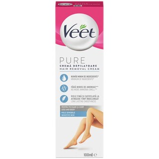 Veet | Crema depilatoare Silky Fresh pentru piele sensibila 100ml