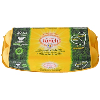 Familia Toneli | Oua cod 1 marime M/L, 10 bucati