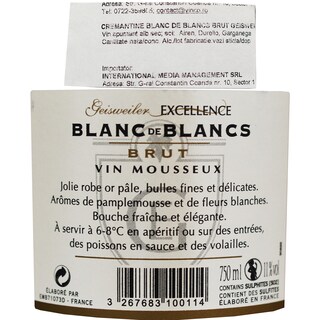 Geisweiler | Vin spumant Brut Blanc de Blancs 750ml