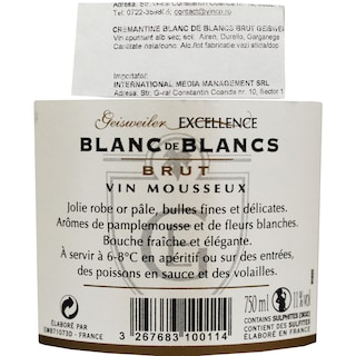 Geisweiler | Vin spumant Brut Blanc de Blancs 750ml