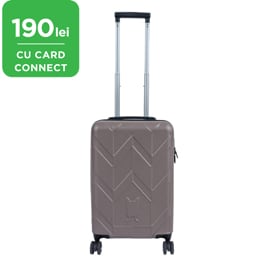 French Bull | Geanta de voiaj cu roti, 57x37x23cm, sampanie