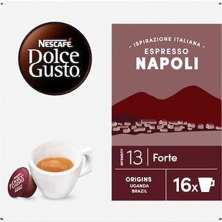 Nescafe | Dolce Gusto | Cafea Ristretto Napoli Style, 16 capsule