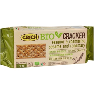 Crich | Crackers eco cu seminte de susan, rozmarin si ulei de masline 250g
