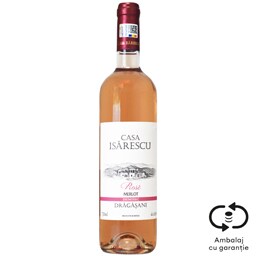 Casa Isarescu | Vin roze demisec Merlot 0.75L