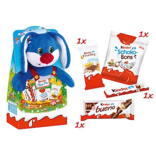 Kinder | Ciocolata Maxi Mix cu jucarie de plus, diverse modele 133g